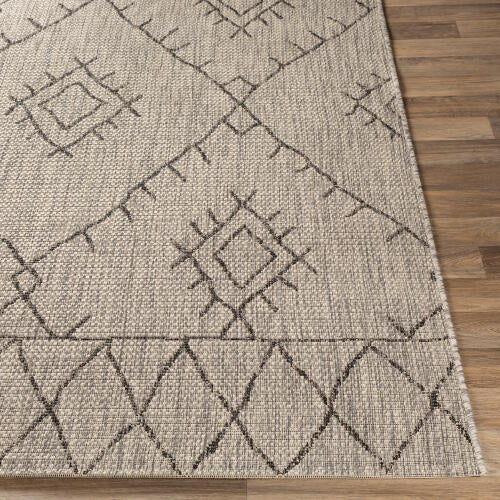 Livabliss Eagean Machine Woven Rug — Taupe / Charcoal | EAG-2328