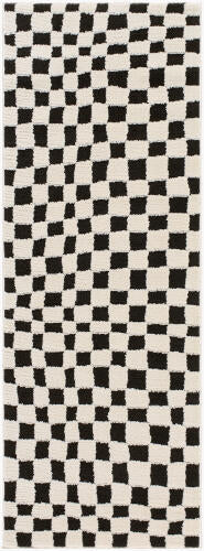 Livabliss Freud Machine Woven Rug — Ivory / Black | FEU-2302