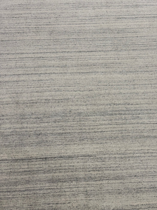 5’10X9' Hand-Knotted Silverstone Wool Area Rug- Ivory/Grey