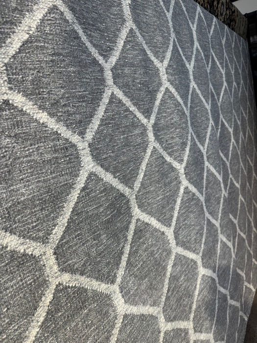 9'x12' Hand-Knotted Marrakech Grey/Cream Area Rug – KB Rugs