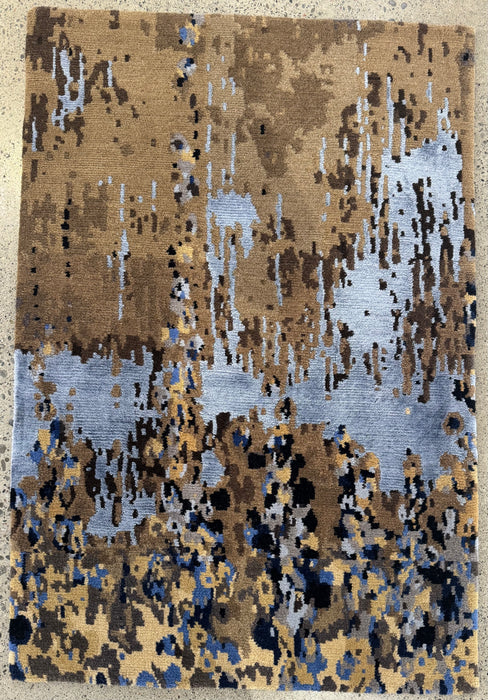 2'x3' 100% Wool Nepali Hand Knotted Area Rug