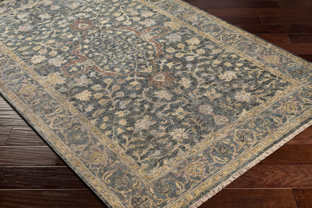 Anatolia Hand Knotted Rug — Olive / Mauve | ANY-2303