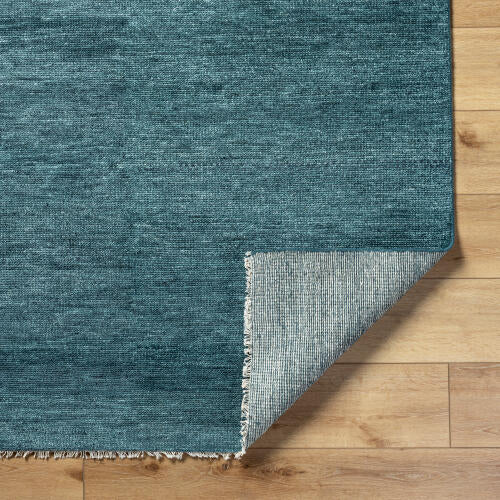 Epic Handmade Wool Rug — Teal | EPI-2312 - construction