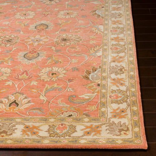 Caesar Handmade Wool Rug — Rust / Burnt Orange | CAE-1124