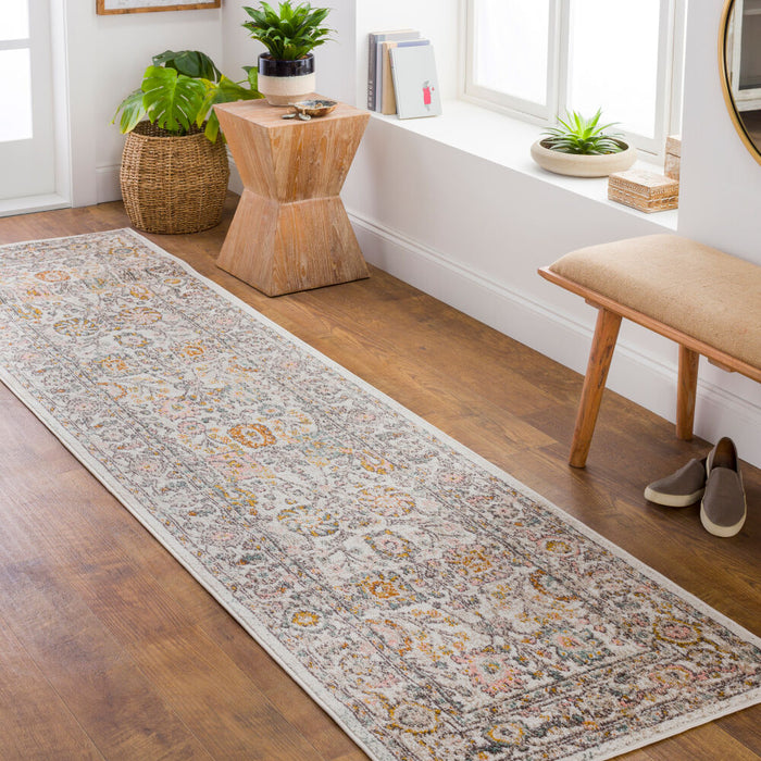 Ankara Machine Woven Rug — Ivory / Blush Multi | AKR-2332