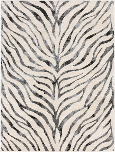 City Machine Woven Rug — Gray / Ivory | CIT-2300 - performance
