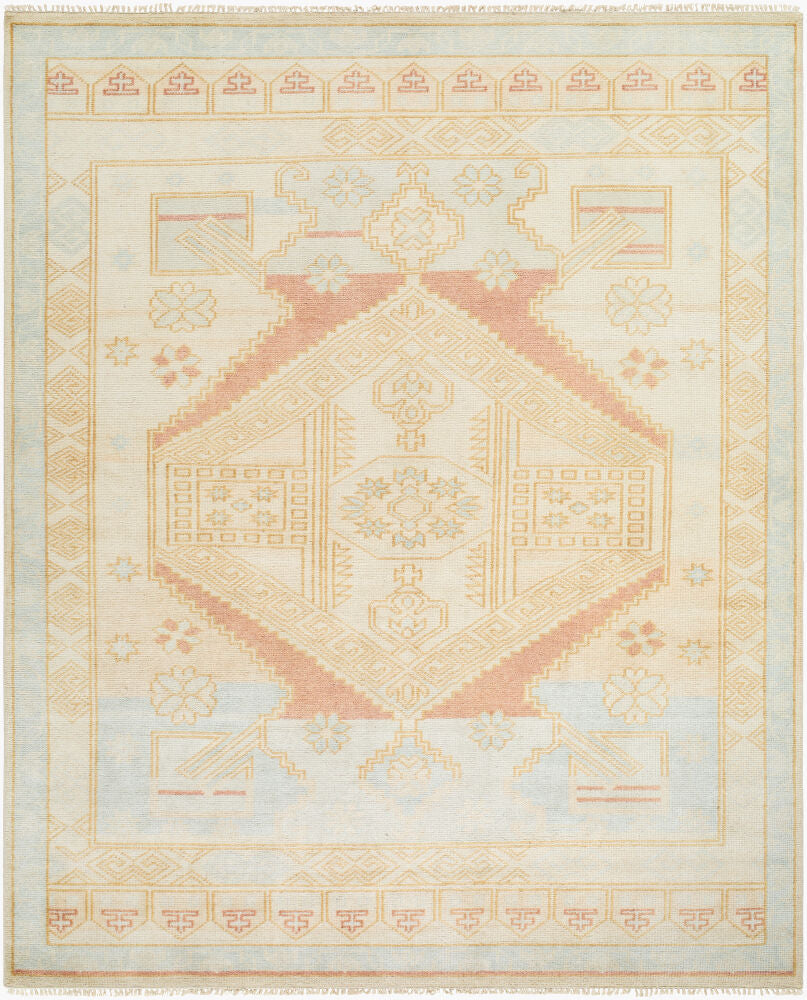 Anadolu Hand Knotted Rug — Blue / Pale Pink | AAU-2302 - performance