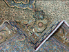 7'x10' Hand-Knotted Persian Beige/Teal Area Rug – KB Rugs 