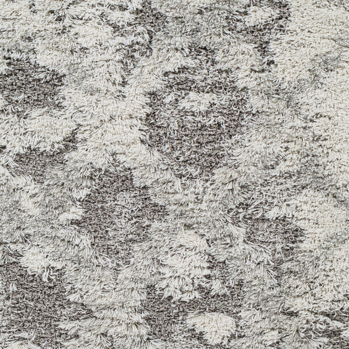 Alta Shag Machine Woven Rug — Off-White / Gray | ASG-2305