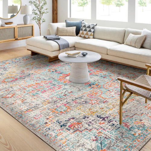 Livabliss Harput Machine Woven Rug — Ivory / Multi | HAP-1063