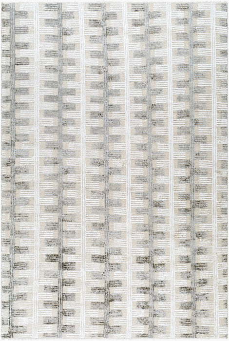 Amina Hand Knotted Rug — Light Beige / Gray | AMA-2302
