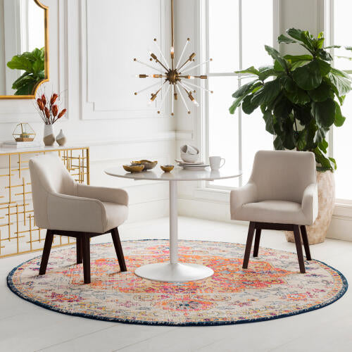 Livabliss Harput Machine Woven Rug — Multicolor Medallion | HAP-1000