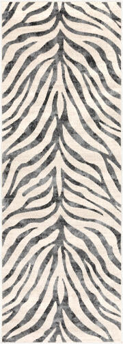 City Machine Woven Rug — Gray / Ivory | CIT-2300