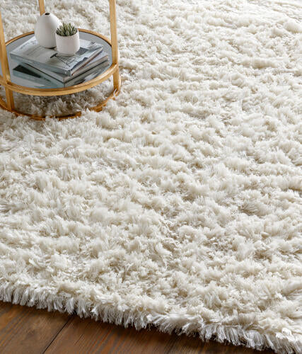 Ashton Handmade Plush Wool Blend Rug — Cream | ASH-1300 - colour & pattern