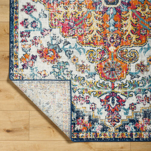 Livabliss Harput Machine Woven Rug — Multicolor Medallion | HAP-1000