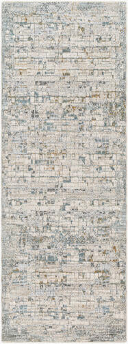 Livabliss Dresden Machine Woven Rug — Soft Teal / Taupe | DRE-2304