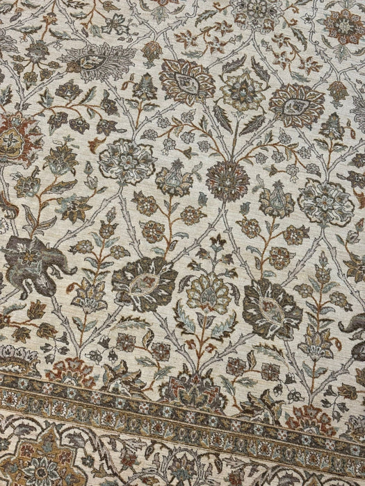 10'X14' Hand Knotted 100% Wool Area rug