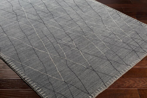 Arlequin Handmade Wool & Viscose Rug — Charcoal | ARQ-2300