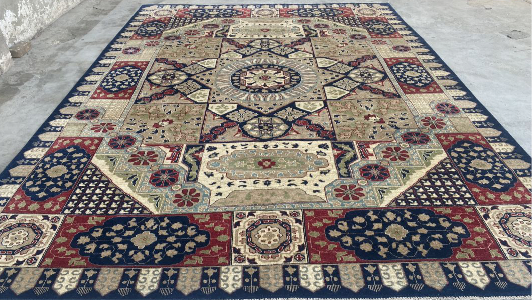 9'10"X13'6" Mamluk Ziegler Hand Knotted 100% Wool Area rug