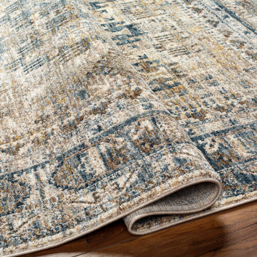Livabliss Mirabel Machine Woven Rug — Ivory / Denim | MBE-2302