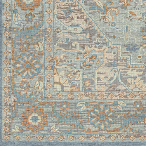 Cappadocia Handmade Wool Rug — Blue / Sand | CPP-5034