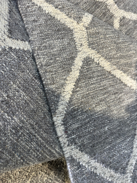9'x12' Hand-Knotted Marrakech Grey/Cream Area Rug – KB Rugs