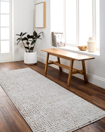 Livabliss Freud Machine Woven Rug — Ivory / Taupe | FEU-2318