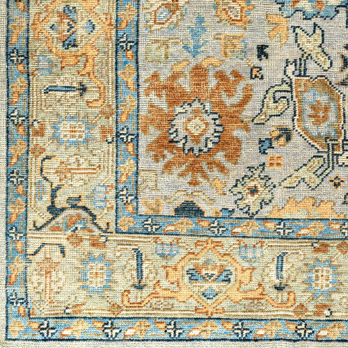 Reign Handmade Wool Rug — Soft Blue & Sand | REG-2314