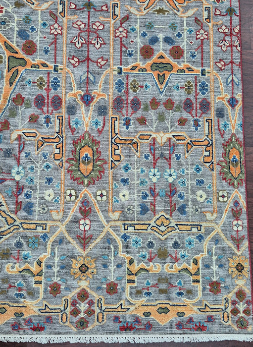 8x10ft. Hand knotted, Oriental Bijar embossed design Natural Grey