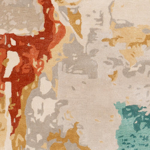 Kavita Handmade Rug — Coral / Sand | KVT-2305