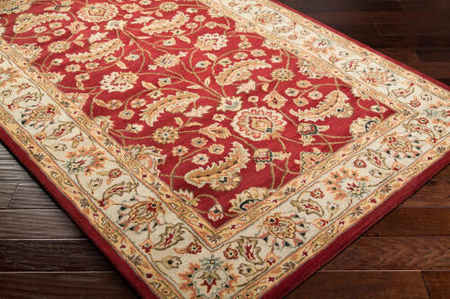 Caesar Handmade Wool Rug — Rust / Ivory Multi | CAE-1022