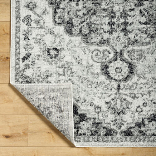 Livabliss  Harput Machine Woven Rug — Gray / Ivory | HAP-1061 - construction