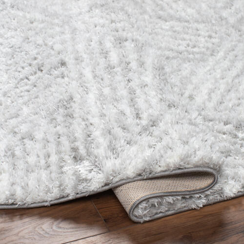 Cloudy Shag Machine Woven Rug — Light Gray | CDG-2320 no