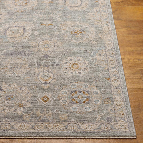 Avant Garde Machine Woven Rug — Dusty Sage / Light Beige (AVT-2335)