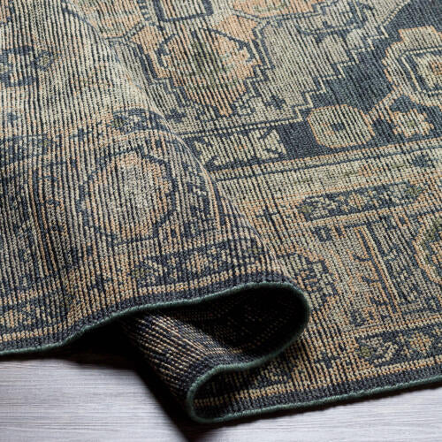 Reign Handmade Wool Rug — Navy / Taupe | REG-2309 - construction