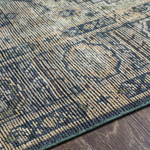 Reign Handmade Wool Rug — Navy / Taupe | REG-2309