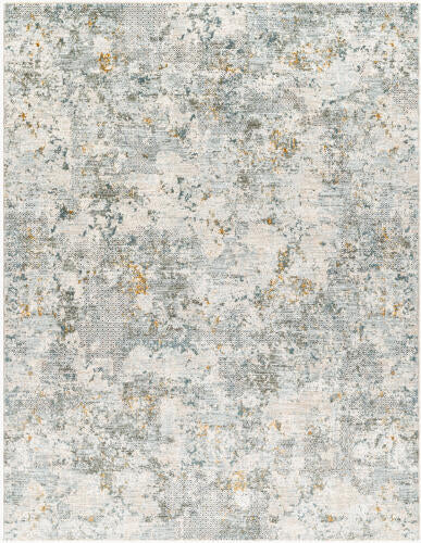 Livabliss Dresden Machine Woven Rug — Soft Teal / Taupe | DRE-2302