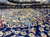 8'x10' Hand-Knotted Chobi Navy/Ivory Area Rug – KB Rugs