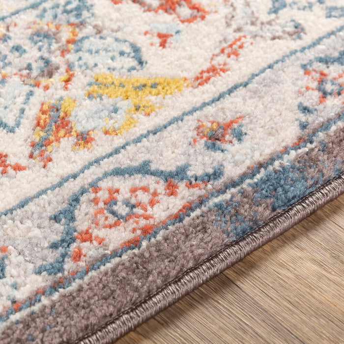 Ankara Machine Woven Rug — Ivory / Multi | AKR-2303