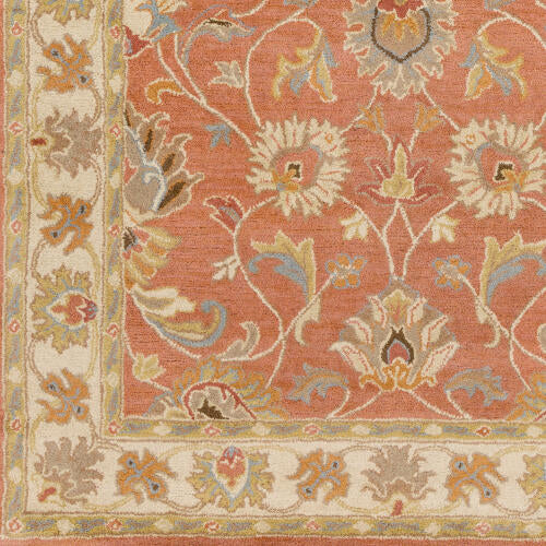 Caesar Handmade Wool Rug — Rust / Burnt Orange | CAE-1124