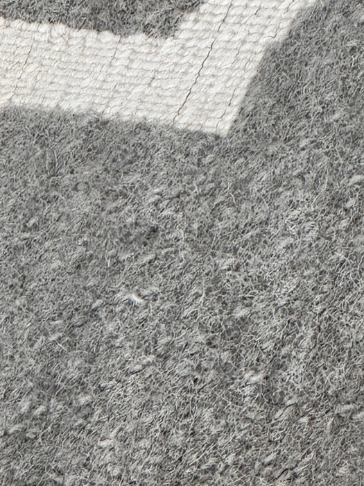 2'9" x 9'11" Modern Indian Silk/Wool Hand-Knotted Area Rug