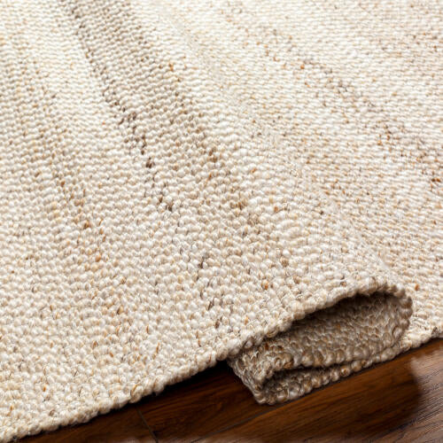 Abbey Handwoven Wool Rug — Ivory / Sand | ABB-2301