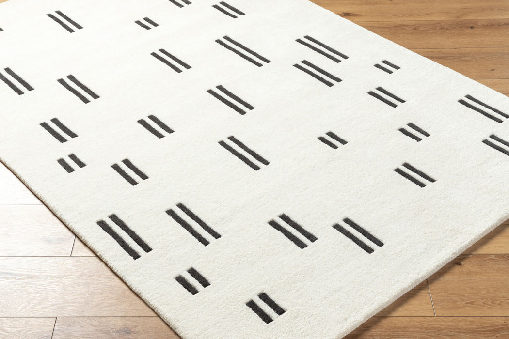 Jason Wu Rhythm Wool Rug — Ivory / Black | JSW-1003