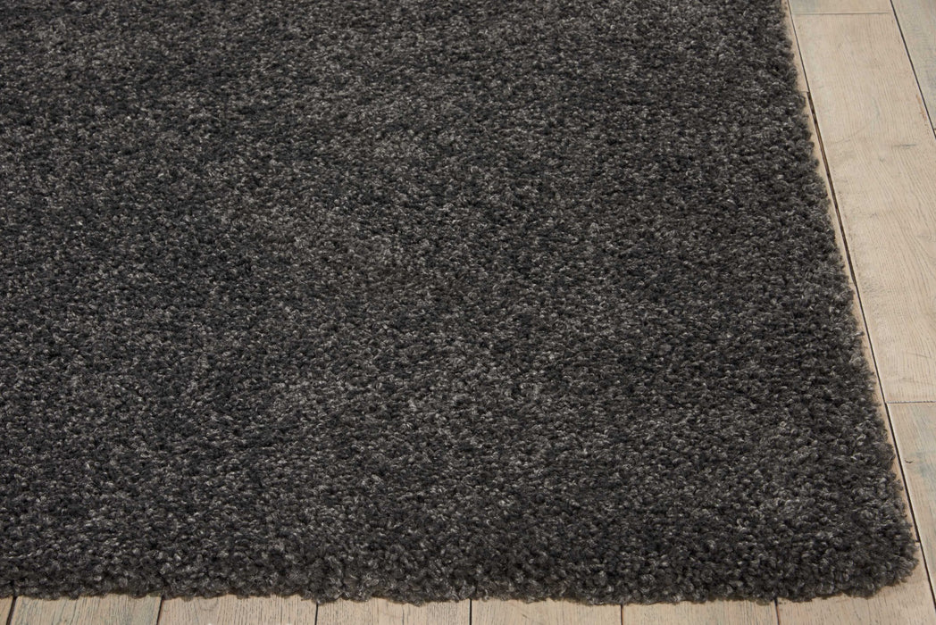 Malibu Shag MSG01 Area Rug – Dark Grey – 8' x 11'