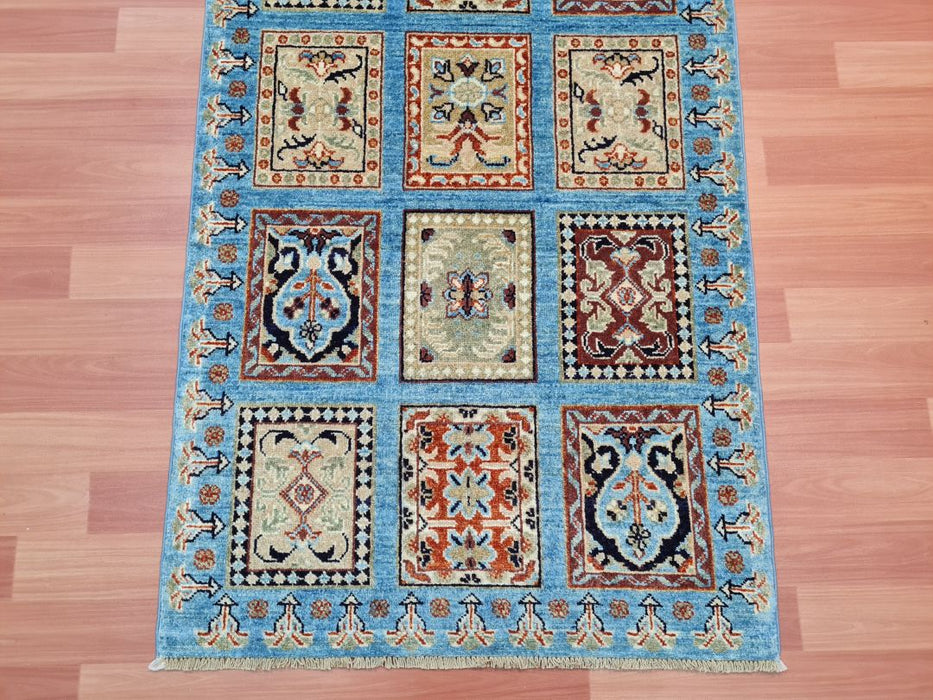 3'0X8'0 Bakhtiari Ziegler Runner Hand Knotted 100% Wool Area rug
