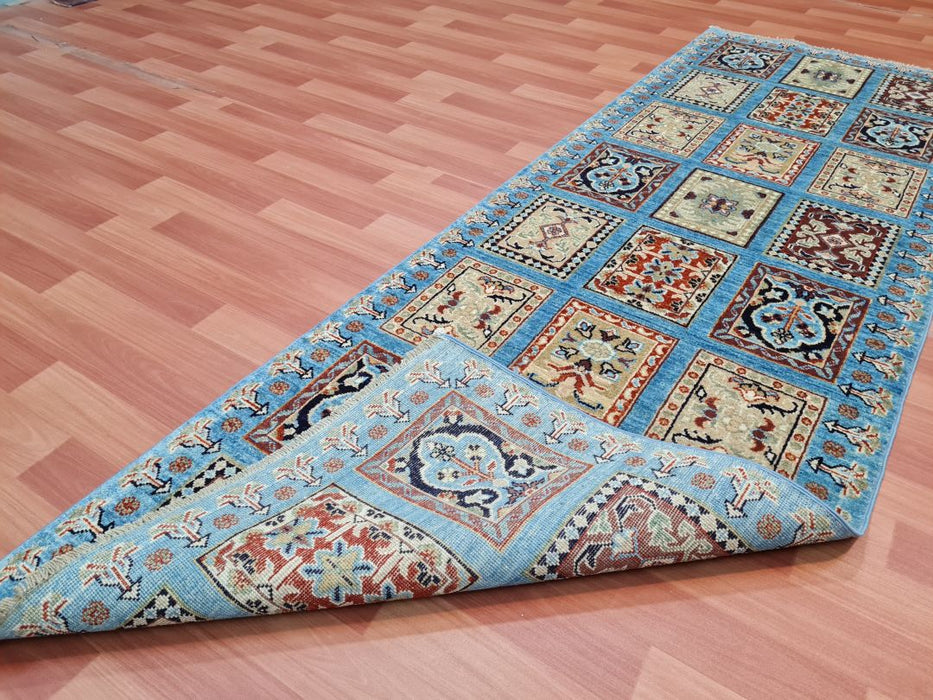 3'0X8'0 Bakhtiari Ziegler Runner Hand Knotted 100% Wool Area rug