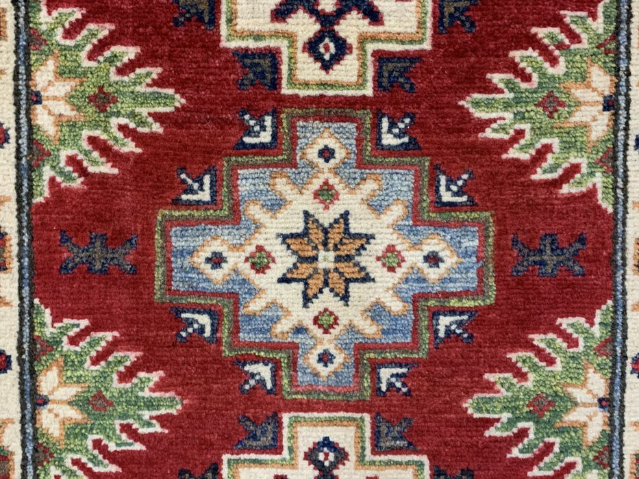 2'x3' Hand-Knotted Chobi Red/Multi Area Rug – KB Rugs