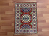 2'x3' Hand-Knotted Chobi Red/Multi Area Rug – KB Rugs