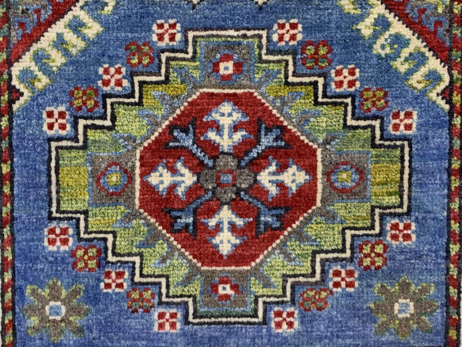2'x3' Hand-Knotted Chobi Blue/Multi Area Rug – KB Rugs