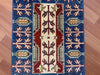 2'x3' Hand-Knotted Chobi Blue/Multi Area Rug – KB Rugs